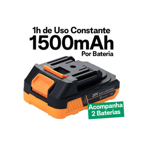 Pulverizador de Tinta DEKO 220V Versão Bateria ou Com Fio | Kit com até 17 Itens | DIY