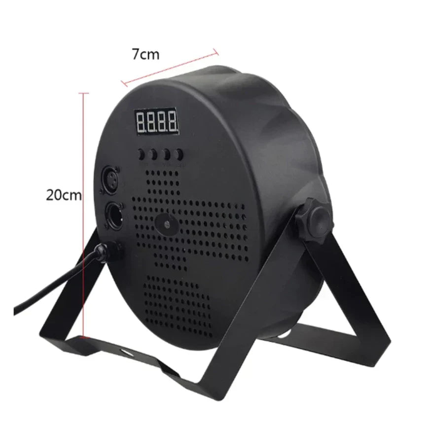 Canhão Refletor 36 Leds RGB dmx Jogo de Luz Iluminação Dj Bivolt 50/60hz