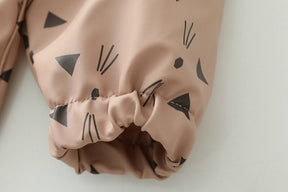 Babador Avental Manga Longa Impermeável