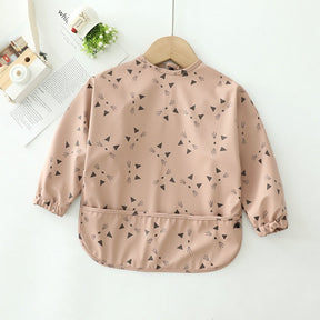 Babador Avental Manga Longa Impermeável