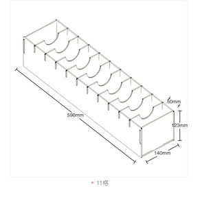 Organizador de Cintos Acrílico
