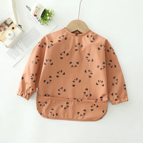 Babador Avental Manga Longa Impermeável