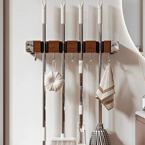 Suporte de Vassouras e Esfregões com Ventosa | Bydoll Elegance | Pague 2 e Leve 3