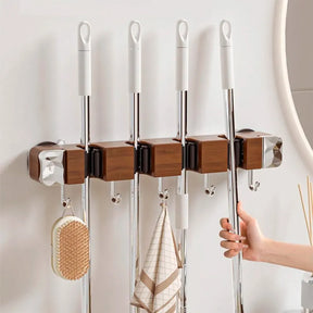 Suporte de Vassouras e Esfregões com Ventosa | Bydoll Elegance | Pague 2 e Leve 3