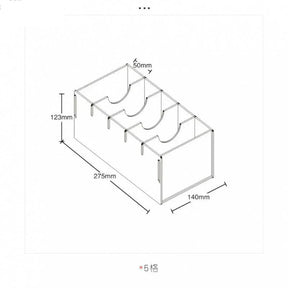 Organizador de Cintos Acrílico