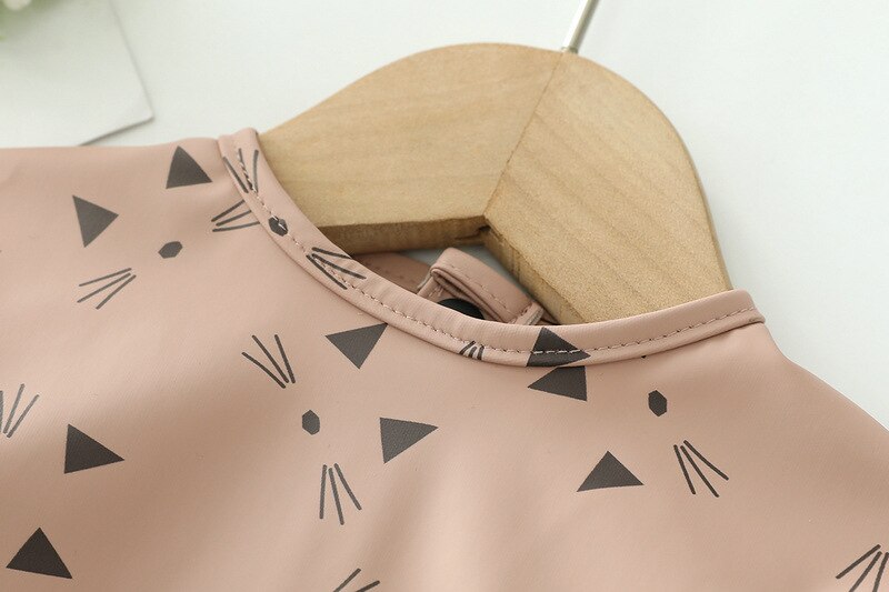 Babador Avental Manga Longa Impermeável