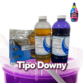 Kit Base para Sabão Tipo OMO ARIEL DOWNY | Rende 50L e 436 Lavagens | Economize por Anos!