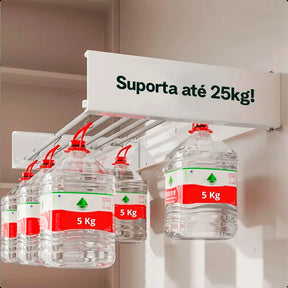 Varal Mágico Retrátil de 1 Metro com 6 Varetas | Design Compacto | Pague 2 e Leve 3