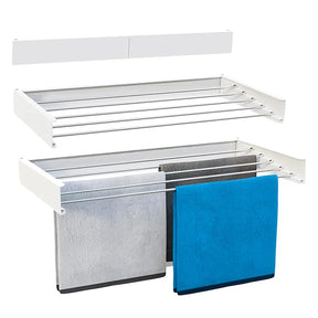 Varal Mágico Retrátil de 1 Metro com 6 Varetas | Design Compacto | Pague 2 e Leve 3