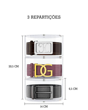 Case Magnética de Cintos Premium