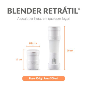 Blender Retrátil, liquidificador portátil | Loja Momo