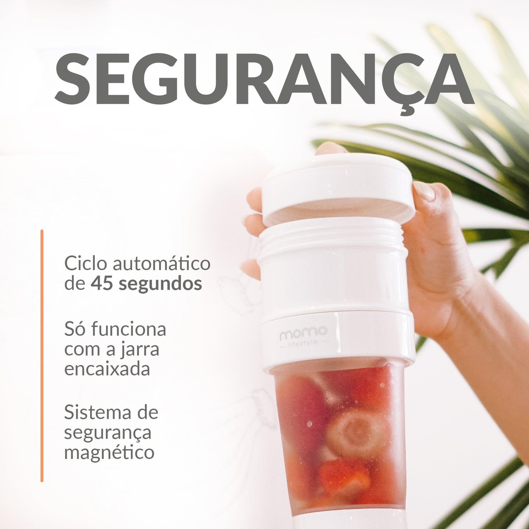 Blender Retrátil, liquidificador portátil | Loja Momo