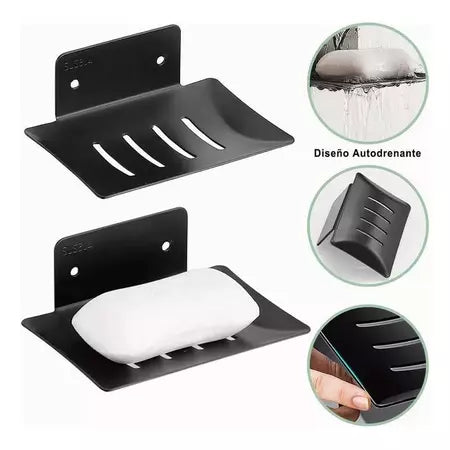 Kit Acessórios Banheiro Cabide Toalheiros Papeleira 11 Peças Cor Fosco Preto