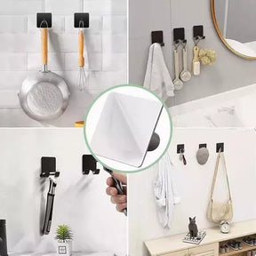 Kit Acessórios Banheiro Cabide Toalheiros Papeleira 11 Peças Cor Fosco Preto