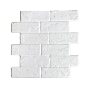 Kit 10 Paineis Placa Adesva 3d Tijolo 30x30 Relevo 3D Parede