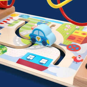 Labirinto Aramado Divertido Brinquedo Educativo de Madeira