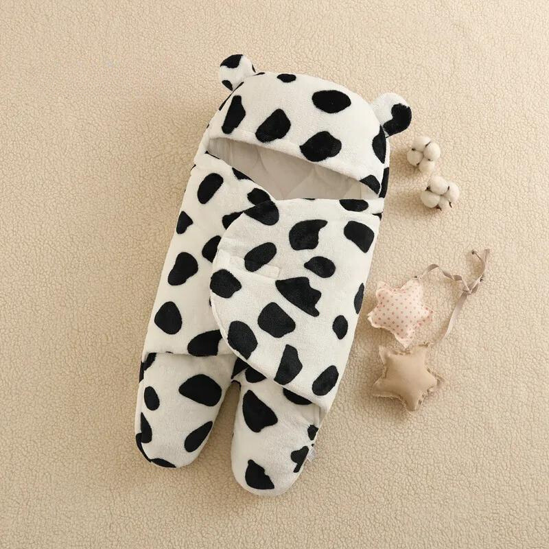 Saco de Dormir do Bebê Ursinho Estampado e Acolchoado