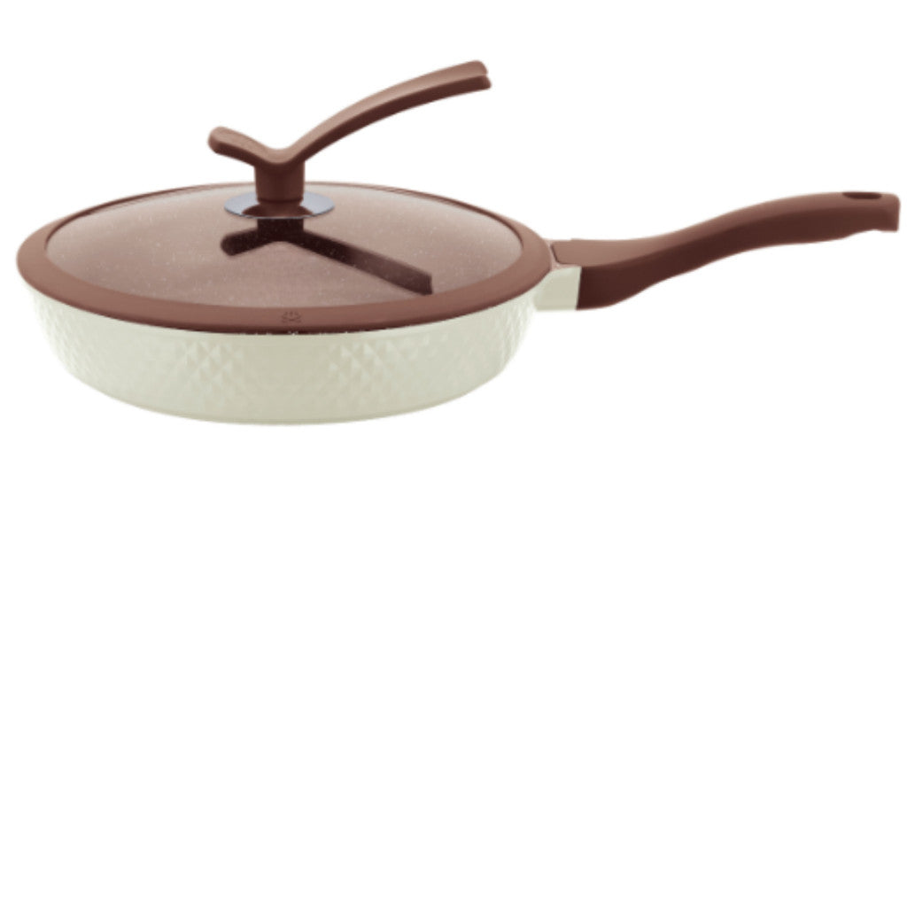 Conjunto de Panelas Revestido em Cerâmica Aluminio Antiaderente Frigideira Caçarola