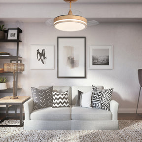 Ventilador de Teto com Controle Remoto Retrátil 3 Pás Bivolt Aliseu